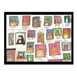 Conroy's Cat Cartoons Postcards