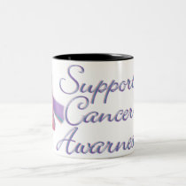 CONSCIENCE DE CANCER DE SOUTIEN tasses