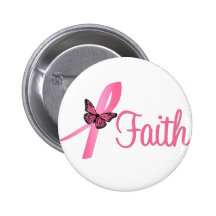 Conscience de cancer du sein de foi badges avec agrafe