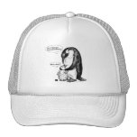 Conscience de pingouin casquettes de camionneur