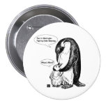 Conscience de pingouin pin's avec agrafe
