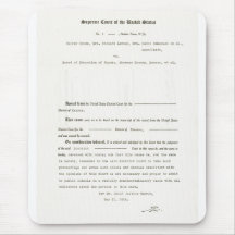 Conseil Scolaire de Brown v. d'affaire en jugement Tapis De Souris