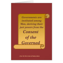 Consent of the Governed Card