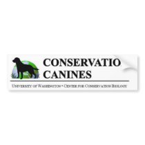 Conservation Canine Bumper Sticker
