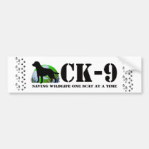 Conservation Canine Bumperstickers Bumper Sticker