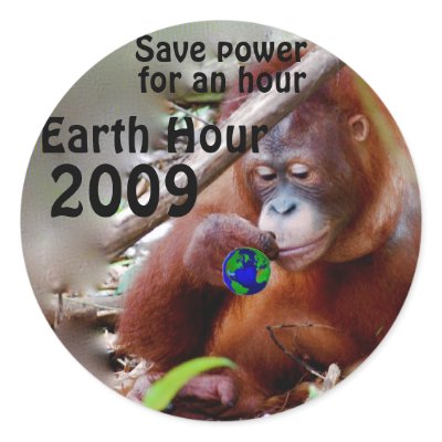 Conservation Every Hour Round Stickers by Rebecca_Reeder