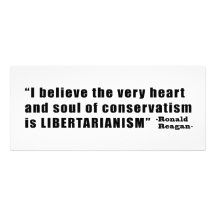 Conservatism Libertarianism Quote by Ronald Reagan Personalized Invitation