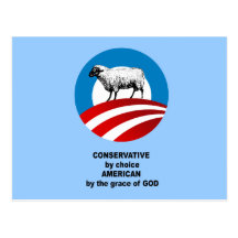Conservative by choice postcards