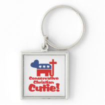 Conservative Christian Cutie Key Chains