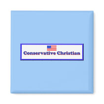 Conservative_Christian Refrigerator Magnet