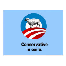 Conservative in exile postcards