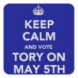 Conservative May 5th 2011 Election Stickers