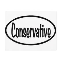 Conservative Oval Post Cards