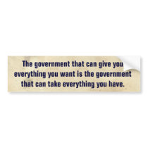 Conservative Quote Bumper Stickers