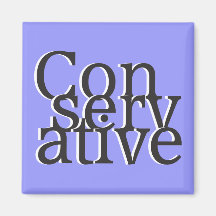 Conservative Refrigerator Magnet