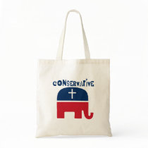 Conservative Republican Canvas Bag