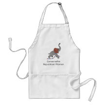Conservative Republican Woman Elephant Apron