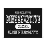 Conservative University Dark Post Cards