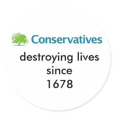 Conservatives 1678 sticker by complicatedcarrot