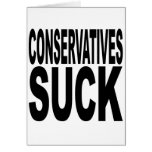 Conservatives Suck Greeting Card
