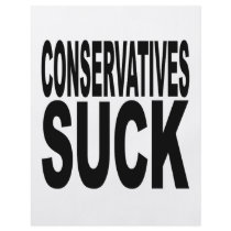 Conservatives Suck Flyer Design