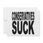 Conservatives Suck Custom Invite