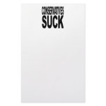 Conservatives Suck Stationery Paper