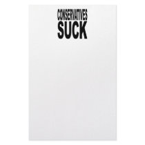 Conservatives Suck Stationery Paper