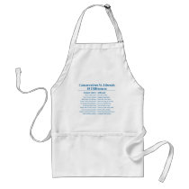 Conservatives Vs. Liberals 10 Differences Apron