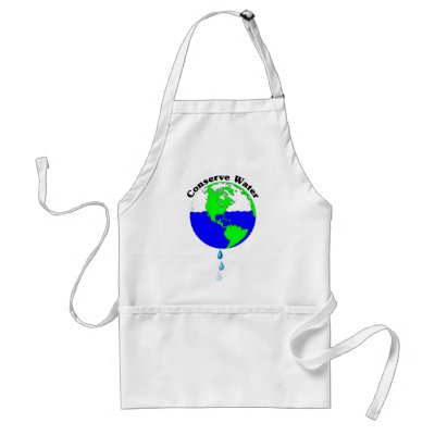 Conserve Water Aprons by One_Planet