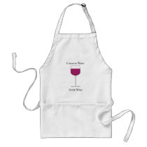 Conserve Water Drink Wine Apron