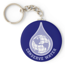 Conserve Water Keychains