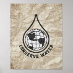 CONSERVE WATER POSTERS