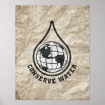 CONSERVE WATER POSTERS