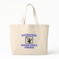 Conserve Water .. Shower With a Dyslexic Canvas Bag