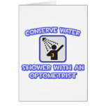 Conserve Water .. Shower With an Optometrist