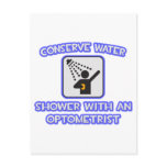 Conserve Water .. Shower With an Optometrist