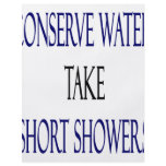 Conserve Water Take Short Showers Flyer