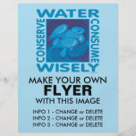 Conserve Water - Use Wisely Full Colour Flyer
