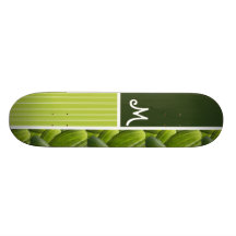 Conserves au vinaigre vertes ; Motif de conserves  Skateboards Cutomisables