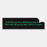 Consider this... bumper stickers