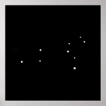 Constellation Leo by Leslie Peppers Print