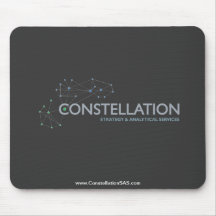 Constellation SAS Mouse Pad, Black