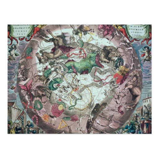 Constellations of the Southern Hemisphere Postcard