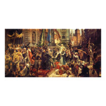Constitution of May 3 1791 by Jan Matejko in 1891 Customized Photo Card