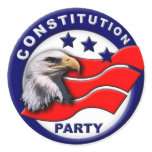 Constitution Party logo stickers