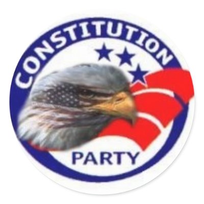 constitution party Sticker by TheNewPatriot