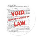 Constitution - VOID stickers