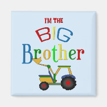 Construction Big Brother Gifts Fridge Magnets