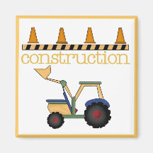 Construction Bucket Loader t-shirts and Gifts Magnets